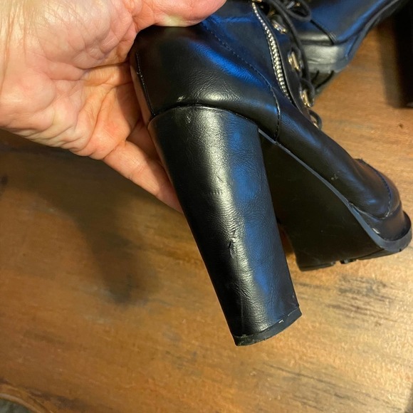 ShoeDazzle High Heels Ankle Boots Sz 9 - Picture 10 of 10